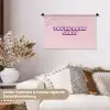 You're doing great - roze - 3D Wandkleed katoen klein -tsfeer1_DE