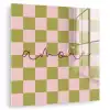 Patroon - Geblokt - Olijfgroen - Amore plexiglas 5mm klein -zzzproduct_nieuw