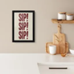 Japandi - Vintage - Decoratie - Rood KitchenYeah - Keuken - Fotolijst klein -sfeer1