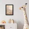 Hazestaartgras - Graanharen - Zonlicht fotolijst zwart zonder passe partout klein -usfeer4_kinderkamer
