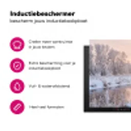Rivier - Winter - Landschap - Sneeuw - Zonsopgang Inductie beschermer vinyl 3mm klein -wsfeer2_website