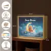 Knuffel - Monster - Maan - Wolken Light Box met batterij (Wandlamp kind) middel -USP_websiteoverzichtNL