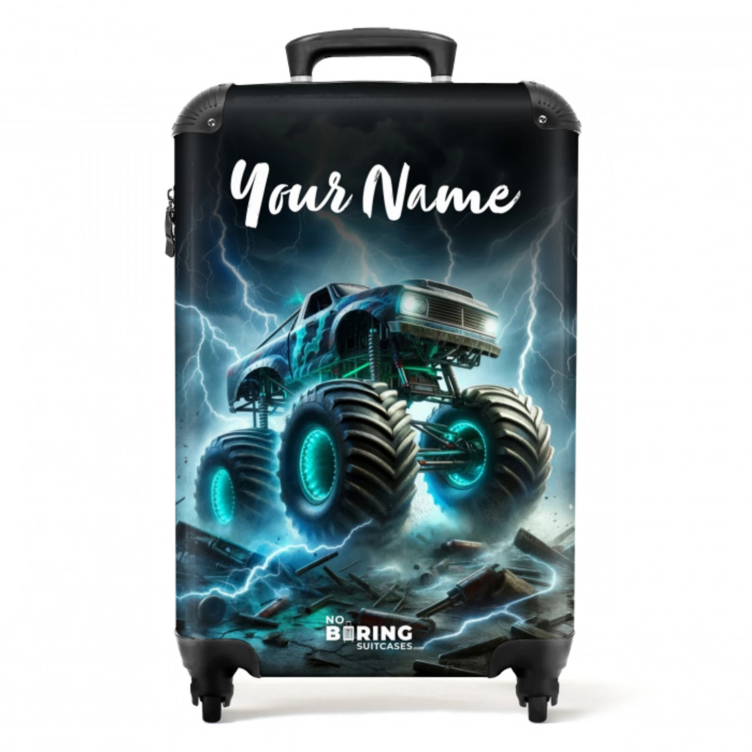 Thunder Wheels NBS - Handbagage koffer - Kinderen Unisex middel -productfoto_recht