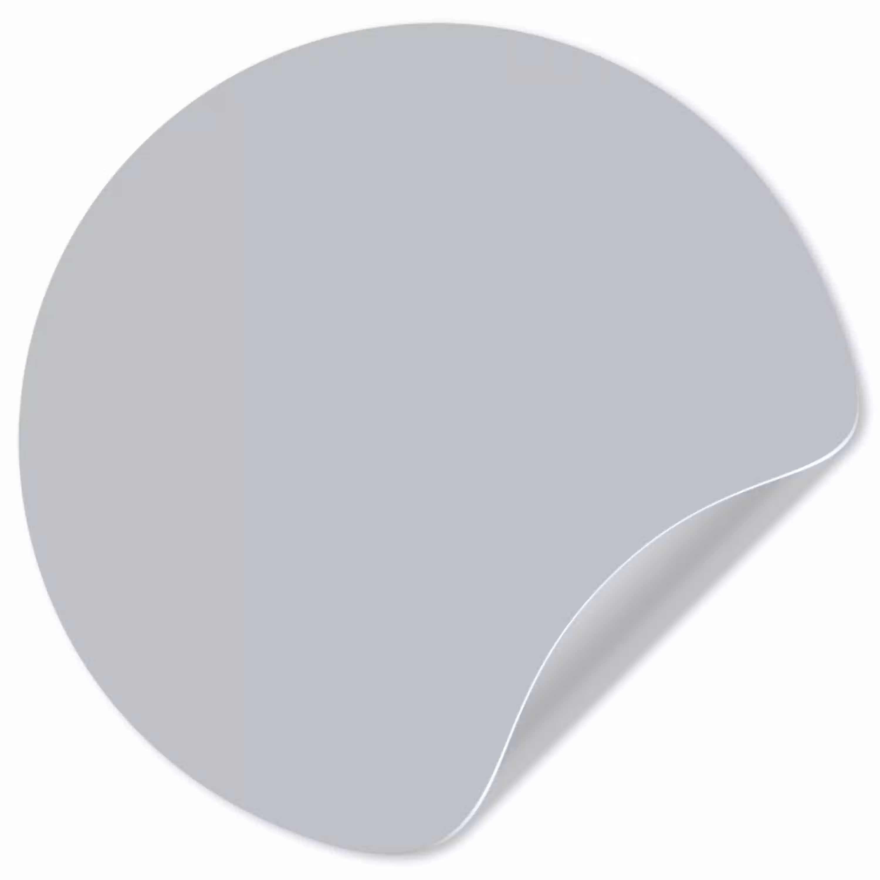 Interieur - Grijs - Licht Wandcirkel behangsticker klein 186 -3d