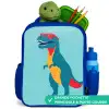 Coole T. rex met zonnebril Kinderrugzak - Blauw middel -inhoud_FR