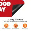 Today is a good day - Rood - lichtblauw Inductie beschermer vinyl 3mm klein -zzzzzzz-td-onderkant