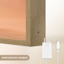 Monster - Knuffel - Oranje Light Box met batterij (Wandlamp kind) middel -USP_websiteoplaadbaarDE