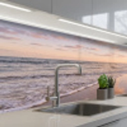 Strand - Branding - Wolken keuken achterwand 2 middel -3d_schuin