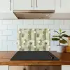 Artistiek - Modern - Groen keuken achterwand spatscherm klein 900 -sfeer2