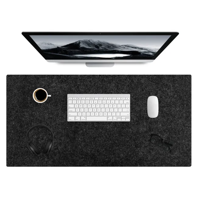 Desk Mat - black-granite-design-stone
