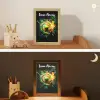 Tennis - Racket - Vuur - Groen Light Box met kabel (Kinderlampje) klein -sfeer3_kind