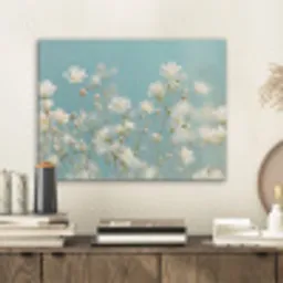 Stengels - Bloemen - Lucht - Wit PET vilt klein -sfeer1