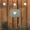 Hart - Design - Liefde tuinposter los doek klein -sfeer1