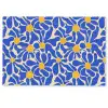Abstract - Bloem - Blauw Deurmat klein 898 -zkaufland3d