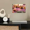 Bloemen - Paars - Bijen poster papier klein -sfeer1