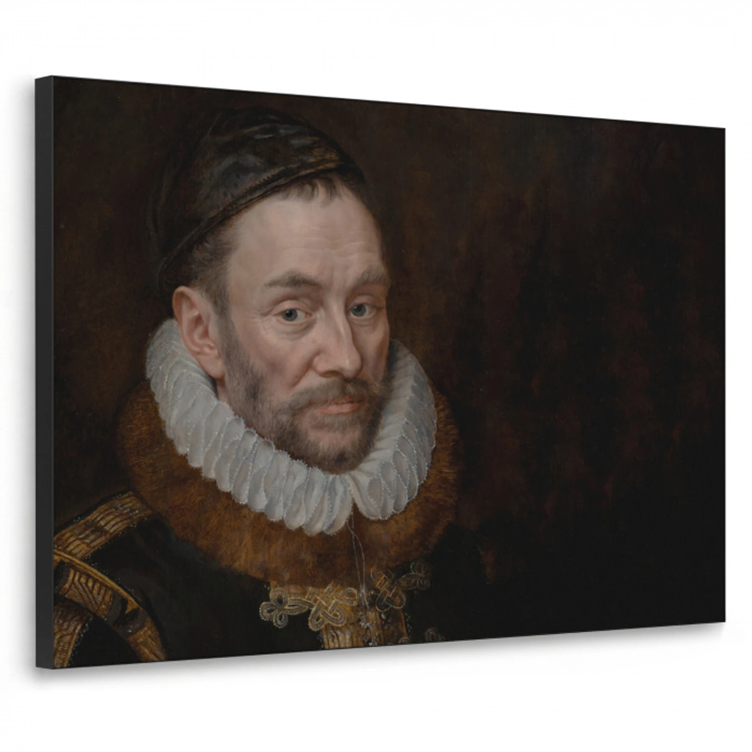 Willem van Oranje - Schilderij - Oude meesters - Kunst Textielframe zwart klein -3d