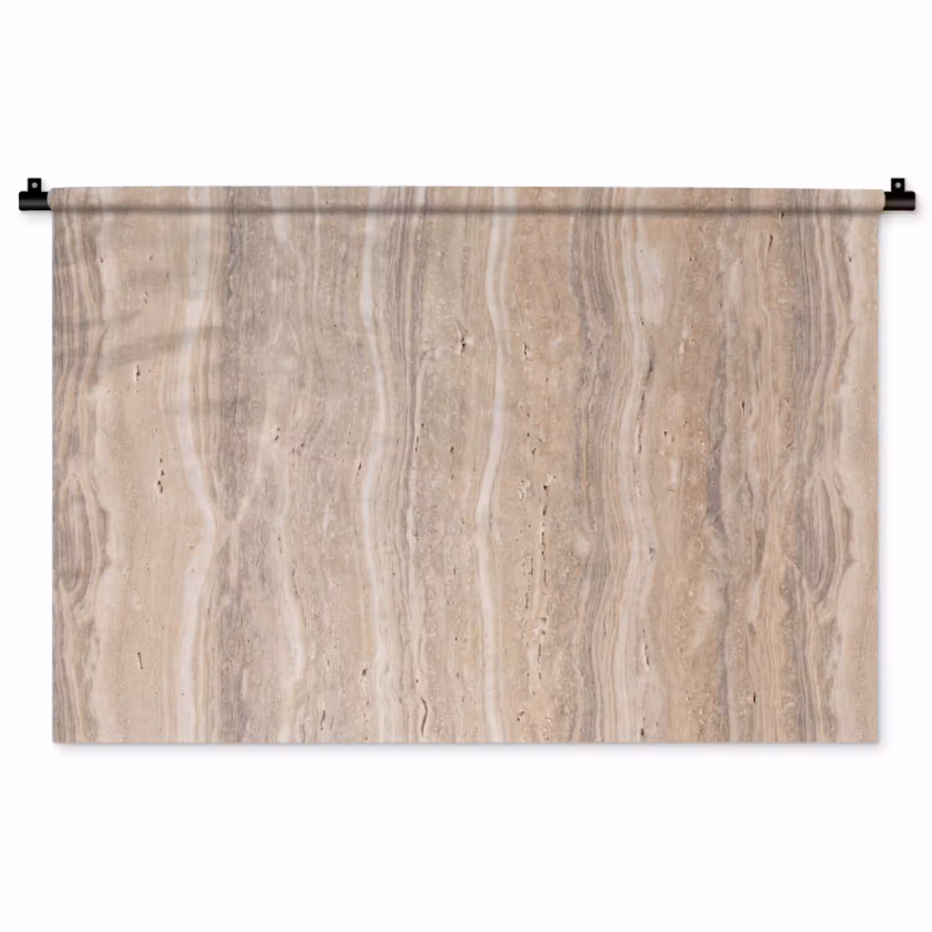 Steen - Patroon - Textuur - Natuurlijk - Beige Wandkleed katoen middel -zz3d