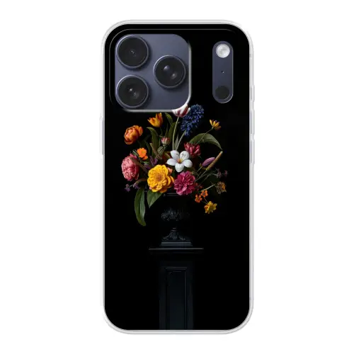 Lente - Bloemen - Klassiek - Vaas Telefoonhoesje iPhone 17 Pro klein -3d