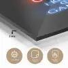 Gaming quotes - Neon - House of gaming - Kroon - Tekst plexiglas 5mm klein -sfeer2