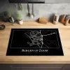 Plattegrond - Bergen op Zoon - Stadskaart - Kaart - Inductie beschermer - Inductie Mat - Kookplaat Beschermer Inductie beschermer vinyl 3mm klein -sfeer5