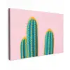 Cactussen - Modern - Pastel canvas 2cm klein -z3d