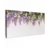 Blauwe regen - Bloemen - Paars Tuinposter op houten frame 2 cm dik xxl -3d
