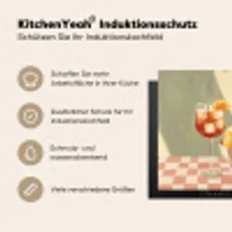 Citroenen - Glas - Tafelkleed - Geblokt Inductie beschermer vinyl 3mm middel -tsfeer2_DE