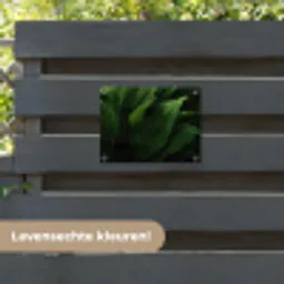 Bladeren - Schaduw - Groen - Textuur tuinposter los doek klein -sfeer3