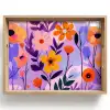 Bloemen - Kleurrijk - Bladeren Dienblad Rechthoek middel -z3d_shopping
