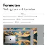 Berg - Rivier - Zonsondergang Muismat XXL klein -sfeer5
