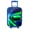 Raceauto - Felgroen - Lichtstralen - Snelheid Kinderkoffer - Blauw klein -zz3dotto