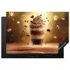 Dessert - Chocolade - Zoet - Eten Inductie beschermer vinyl 3mm klein -3d