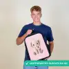 Olifant - Baby - Blosjes - Illustratie Rugzak - Zwart middel -sfeer7_NL