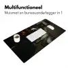 Café - Croissant - Koffie - Astronaut Muismat XXL klein -sfeer4