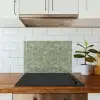 Subtiel - Geometrisch - Goud - Groen keuken achterwand spatscherm klein 900 -sfeer2