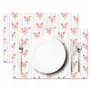 Zee - Kreeft - Oranje - Blauw Placemat vinyl groot 368 -zzsfeer2_Kitchenyeah-website