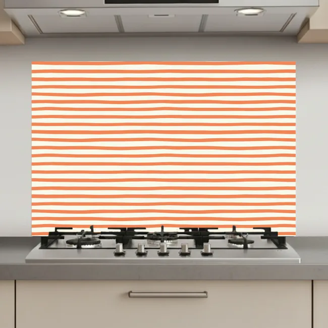 Zee - Dieren - Rood - Strepen keuken achterwand spatscherm klein 900 -3d_website