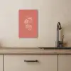 Minimalistisch - Illustratie - Aardbei - Tak KitchenYeah - Keuken - Canvas klein -sfeer2