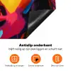 Vrouw - Gezicht - Kleurrijk Inductie beschermer vinyl 3mm klein -zzzzzzz-td-onderkant