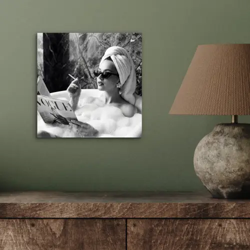 Relaxt - Bad - Zwart - Wit aluminium wit klein -sfeer2