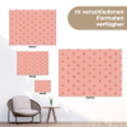 Sterretjes - Patroon - Oranje tuinposter los doek klein 239 -Xsfeer9_DE