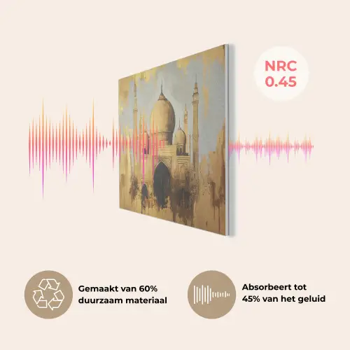 Moskee - Goud - Arabisch - Ramadan - Islamitische PET vilt klein -USP_NL