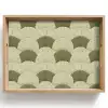 Bladeren - Structuur - Groen Dienblad Rechthoek middel 911 -z3d_shopping