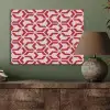 Roze - Rood - Geometrisch - Patroon PET vilt klein 837 -sfeer2