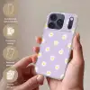 Madeliefjes - Pastel - Wit - Paars - Bloemen Telefoonhoesje iPhone 17 Pro klein -sfeer3_NL