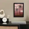 Illustratie - Bloemen - Vlakken - Abstract fotolijst zwart zonder passe partout klein -sfeer1