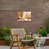 Thee - Boek - Thee - Herfst Tuinposter op houten frame 2 cm dik klein -sfeer3