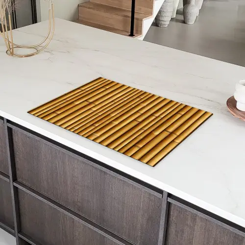 Natuurlijk - Bamboe - Levendig Inductie beschermer vinyl 3mm klein 276 -sfeer8
