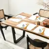 Giraf - Dier - Wilde dieren Placemat vinyl groot -zzsfeer4_Kitchenyeah-website