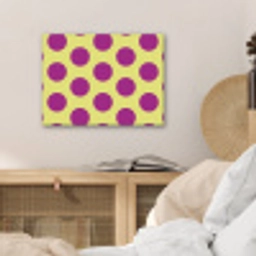 Dots - Klassiek - Geel PET vilt klein 837 -sfeer3